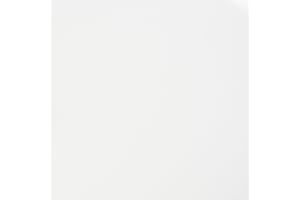 WORKTOP EXPRESS White Glass Effect Laminate Gloss Kitchen Worktop Upstand (3m x 120mm x 18mm)