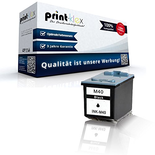 kompatible XL Tintenpatrone für Samsung SF345TP SF360 SF360Series SF361P SF365TP Black BK M-40 M40 - Eco Office Serie