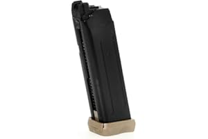 AIRSOFT WEBSITE Airsoft Accessories APS 23rd Co2 Magazine for ACP601 ACP606 A-Cap Z1-Cap Black Noir Hornet Dragonfly Scorpion Shark Spyder X1-Cap/Tokyo Marui/WE/Armorer Works Black Noir/Dark Earth Terre Sombre Tan