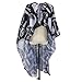 Hairdressing Cape - TOOGOO(R) Pro Salon Barbers Hairstylist Hairdressing Coloring Hair Cutting Gown Cloth Cape(Scissors/bottle And brushes Pattern)