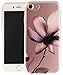 Produktbild Phone Cover Für Apple iPhone 7 Hülle Silikon,ISENPENK iPhone 7 Hülle Transparent Durchsichtig,Ultra Slim TPU Schutzhülle Muster Schutz Handy Hülle Tasche[ Blume]
