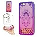 Produktbild Hülle Iphone SE/5S Hülle Transparent Hardcase,3D Galvanotechnik TPU Kreative Liquid Bling Hülle Case Für Apple Iphone SE/5S /5G /5 ,Dynamisch Treibsand Flüssige Fließend Wasser Glitter Sparkle Klar Hart Plastik Tasche Kristall Handytasche Rückseite Hülle Schale Etui Für Apple Iphone SE/5S /5G /5 + Schlüsselanhänger (R) (8)