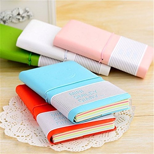 Yinew 1Pcs Cute Charming Portable Mini Smile Smiley Paper Note Book