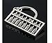 Produktbild geo-versand Schlüsselanhänger Abacus Rechenschieber Geschenk Schulanfang Anhänger Keychain Mathe