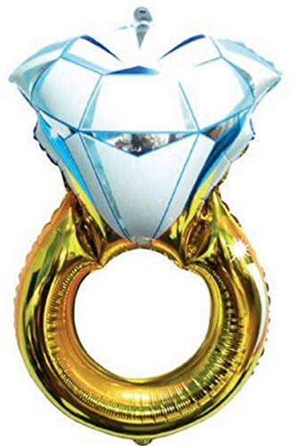 Folienballon Wedding Ring XL Ballon ca. 104 x 63,5 cm