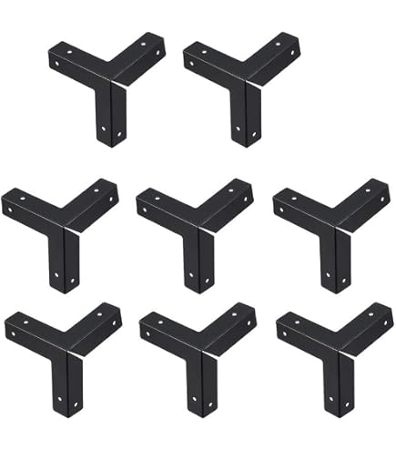 8 Stück Möbel-Eckenschutz Aus Metall – Antik-Bronze, 70x20 Mm, Für Tische & Schränke