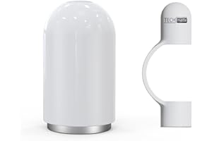 AMFILM TechMatte Recambio Magnético de Tapa y Soporte para Apple Pencil (1 Pieza, Blanco)