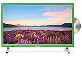 DVD-Player inklusive: Der im TV-Gehäuse integrierte DVD-Player erlaubt es Ihnen, Filme und Serien auf DVD direkt am Fernseher wiederzugeben.