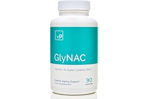 vP Vitality Pro GlyNAC 700mg x 90 Capsules Glycine & NAC Supplement, N Acetyl Cysteine & Glycine Supplement for Metabolism & Immune Support - Vegan Dietary Supplements for Men & Women