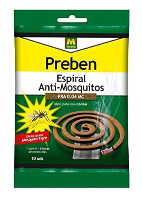 PREBEN 231453 - Spirale Anti-moustiques, 10,5 x 16,5 x 2 cm, Marron
