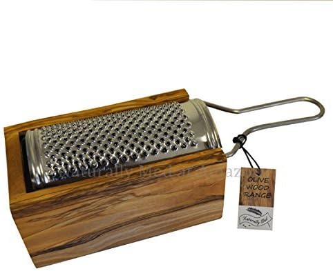 Olive Wood Parmesan Cheese/Nutmeg Grater in Box - Small