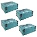 Produktbild 4 Stück Makita Koffer MAKPAC Set Gr.2 - OHNE Boden- und Deckenpolster