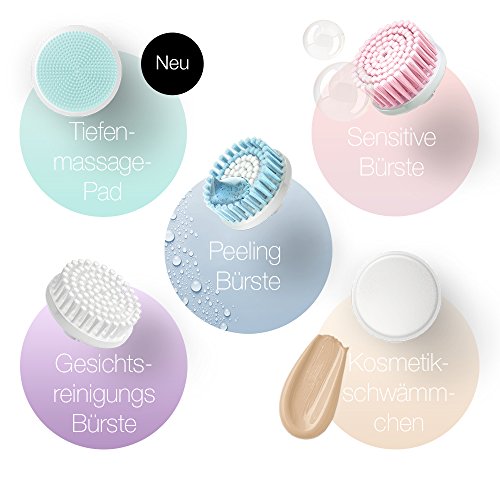 Braun FaceSpa 851V 3-in-1 Gesichtsepilierer/ Epilation-und Reinigungsbürstensystem, zur Haarentfernung, Gesichtsreinigung, Hautvitalisierung - 8