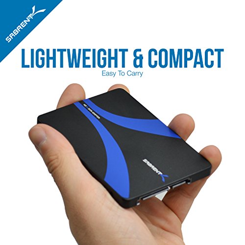 Sabrent M.2 SSD bis 2,5-Zoll SATA III Aluminium-Gehäuse-Adapter (EC-M2SA) - 6