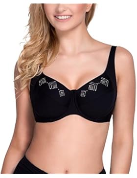 Vivisence 3204 Bikini BH Dame Bademode Oberteil Zirkonen Regulierbar Setteil EU