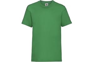 Generico T-Shirt Bambini e Bambine Kids Valueweight T – 1 Pezzo – Cotone 100% 165 g/m² – Maglietta Unisex Manica Corta Collo Girocollo – Taglie da 1/2 a 14/15 Anni – Modello FRU 61-033-0