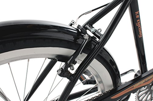 KS Cycling Herren Fahrrad Beachcruiser Vintage RH 46 cm, Schwarz, 26, 729B - 8