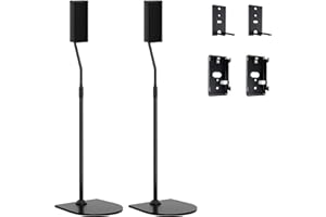 DINGHOSEN Höhenverstellbarer Ständer für Bose-Lautsprecherständer mit Slideconnect Halterung, für Bose Surround Lautsprecher, Surround 700, OmniJewel Lifestyle 650, CineMate GS Serie II, für Bose OmniJewel