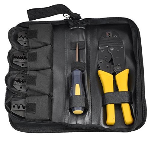 Yahee Crimpzange mit 5 Einsätzen und Tasche - 4