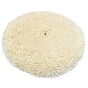 DIY Crafts 7 Inch/180mm Soft Wool Clean Polishing Buffing Bonnet Pad For Car Auto Polisher Pad Disc Wool Disc Polishing Wax Sanding Pad Cleaning Car Accessories Felt Pad (Pack Of 1 Pc, Multi)