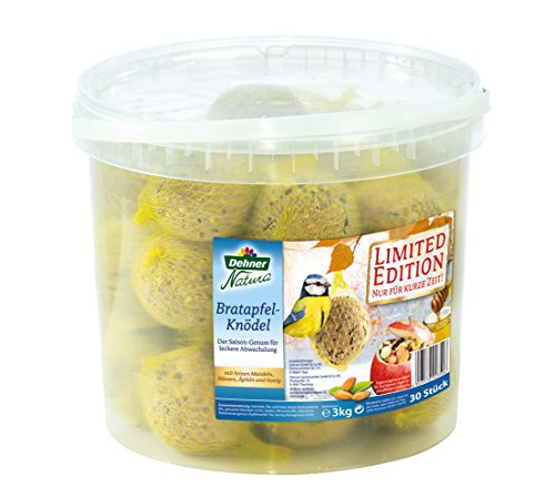 Dehner Natura Wildvogelfutter, Bratapfel-Knödel, 30 Stück (3 kg)