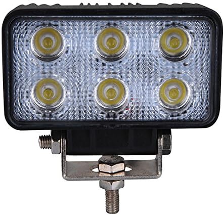 Automotive lighting 18W LED Work Lights Construction Machinery Auxiliary Lights Overhauled Driving Lights Offroad Searchlight LED Strip Lights (Color : Floodlight 60°)