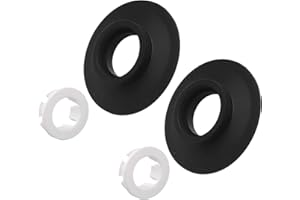 MoSundi Toilet Flush Valve Seal for Ideal Standard SV01967 SV89067 SV92867 SV92667 SV92467 SV93467 SV93367, Flush Valve Seal & Clip Replacement Kit(Black-2pcs)