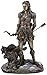 Produktbild Neu! Skulptur Skadi, germanische Göttin des Winters und der Jagd mit Wölfen