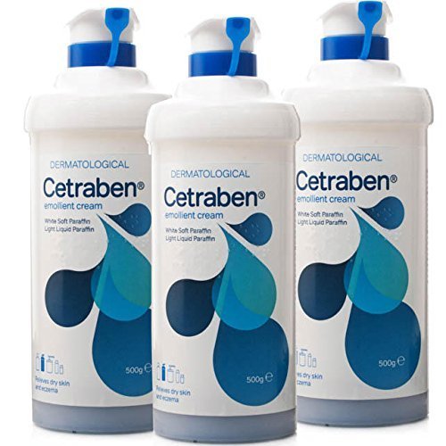 Cetraben Emollient Cream Pump Dispenser Triple Pack by Cetraben