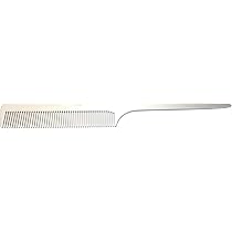 Swedish Crown Aluminium-Kamm Profi-Stielkamm | 21 Cm | Antistatisch | Gold-Grün | Gleichmäßige Zahnung Für Locken & Feines Haar