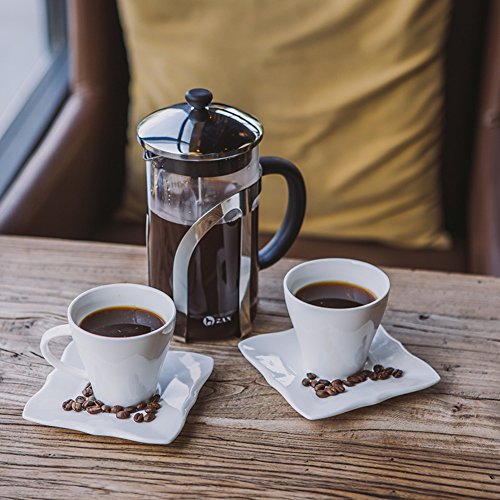 spécification verre Style européen Presse française pot transparence café pot-B