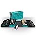 Roo Beauty Nail Polish Varnish Case, Double-It Manicure Storage Bag, Makeup Cosmetic Holder in Imperial Teal