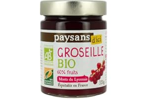 PAYSANS D'ICI Confiture extra Groseille bio & équitable