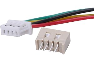 ZOUXO WOWOWO Mini Micro Conector de 4 Pines JST T-1 de 1,25 mm con Cable x 10 Juegos