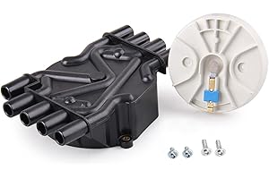 A ABIGAIL Ignition Distributor Set Brass Terminals Distributor Cap and Rotor Kit For GMC Vortec C1500 C2500 C3500 K1500 K2500 K3500 1996 1997 1998 1999 2000 2001 2002 V8 5.0L 5.7L Relpaces # 93441558 DR331