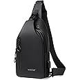Sling Bags Chest Bag Shoulder Bag Crossbody Bags with USB Charging Port,Mens Outdoor Waterproof Casual Bags Lightweight Sling Bag for Hiking Cycling Traveling