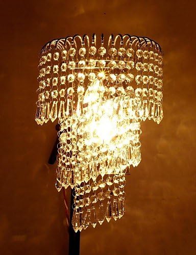 Xpro LED Crystal Wall Lamp Lihting 2 E14 Bulbs Transparent Crystal Silver Frame Dining Hallway Indoor Light Sconces Fixtures New Arrival