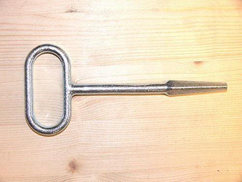 Vierkantschlüssel 6,0 - 10,0 x 160mm , Fensterschlüssel, Doppelfensterschlüssel, Steckschlüssel