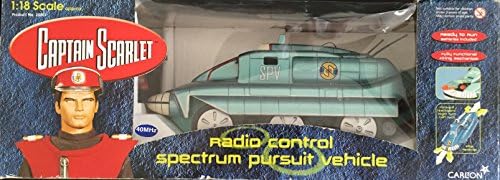 Gerry Andersons Captain Scarlet 1:18 Scale 14" Long Radio Control Spectrum Pursuit Vehicle SPV By Carlton 2001 Shop Stock Room Find