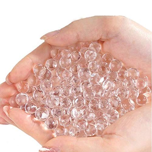 Wady 10 paquetes transparente perlas de agua para flores (Gel orgánico cristal boda jarrón Decoración