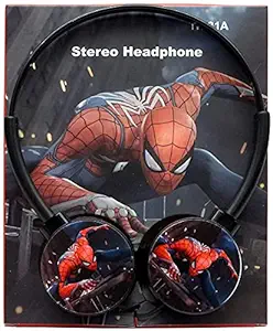 Prezzie Villa Superherko Wired Over the Ear Headphone with Mic (Multicolour)