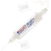 edding 5400 acrylic 3D double liner - white - 1 double-ended acrylic tube - double-end 2-3 mm and 5-10 mm wide