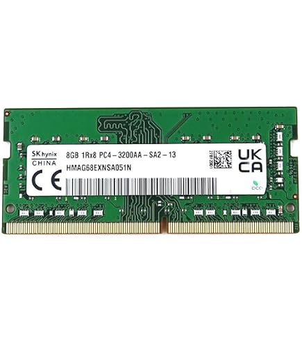 SK Hynix 8 GB SODIMM DDR4 3200 PC4 1Rx8 HMA81GS6DJR8N-XN SO-DIMM