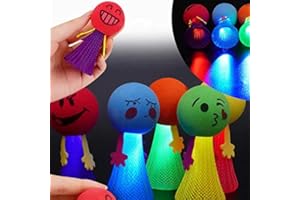 MUSUNFE 10 LED Feder Leucht Springendes Spielzeug, Werfer Spielzeuggeschenke für 3-12 Jährige Mädchen und Jungen, Mitgebsel Kindergeburtstag Gastgeschenke Weihnachten, Partyzubehör und Goodie Bag Stuffers