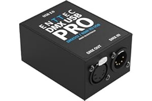 Enttec - DMX USB Pro Dongle, interfaccia USB a DMX (RDM) 512 ch, 1 universo