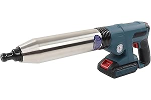 COCOARM Desatascador El¨¦ctrico Profesional con Tecnolog¨ªa de Inflado, Tubo de Acero Inoxidable, Bater¨ªa 2000mAh para Fregaderos e Inodoros