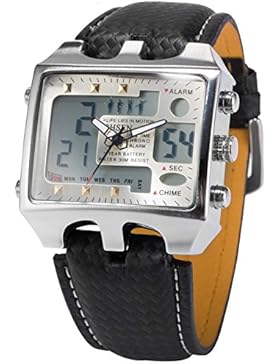 OHSEN LED Digital Sport Datum Herrenuhr Armbanduhr Sportuhr Quarzuhr Uhr OHS034