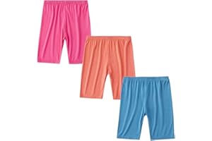 FedMois Leggins Mallas Pantalones Cortos Ropa Deportiva de Niña Pack de 3