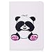 Produktbild LuckyW iPad Pro 10.5 Hülle, PU Leder Hülle für iPad Pro 10.5 Zoll (2017) Ledertasche Brieftasche Flip Wallet Case Kuntsleder im Bookstyle Handyhülle - Rosa Panda