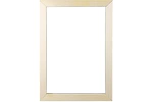 DINGLONG HOME Cadre Diamond Painting Cadre Toile Peinture Cadre en Bois, Châssis Rectangulaire Bois Naturel , Peinture Diamant, Peinture Numero, Photos, Art Mural Cadres Kit, DéCoration IntéRieure (24*34cm)